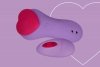 Wibrator dla Pań z pilotem HeartGem violet